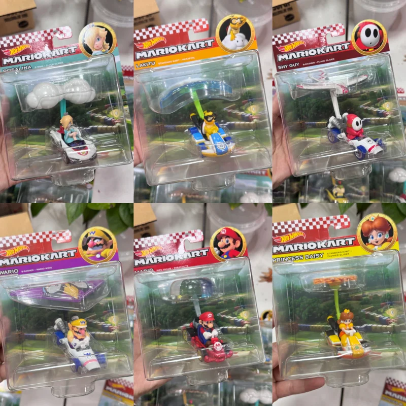 

Hot Wheels Premium The Super Mario Bros Movie Kart Wario Luigi Plumber Van Koopa Troopa Жаба Ослик Конг Литая модель автомобиля Игрушка