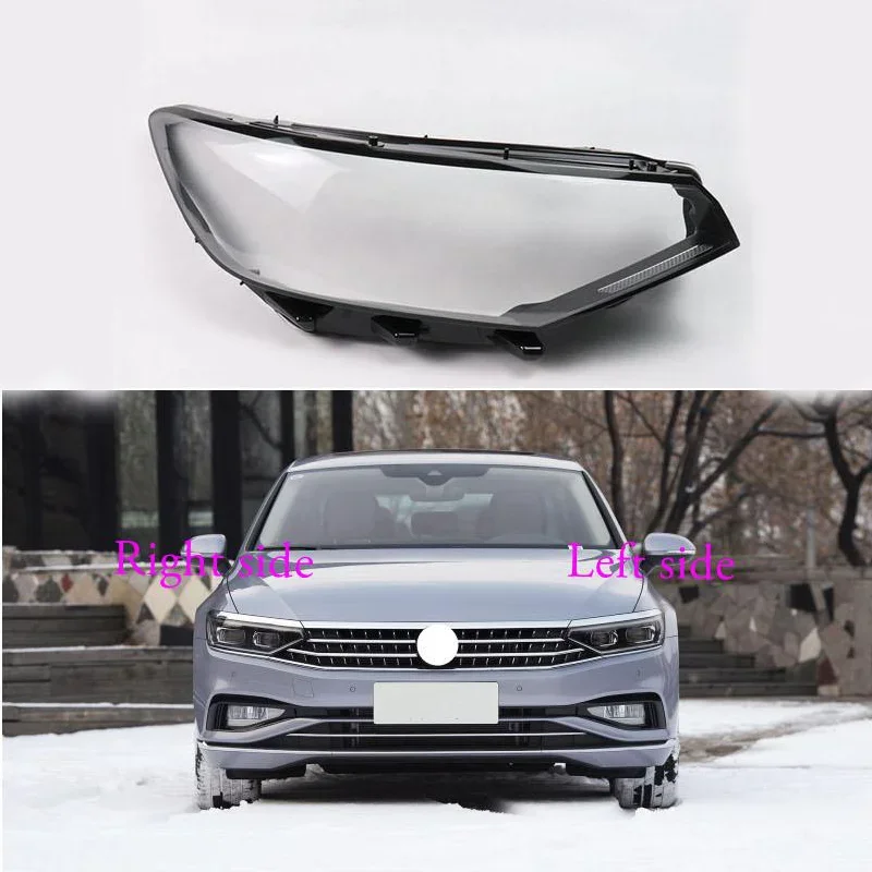 

Для Volkswagen VW Passat B8 .5 2020 2021 2022 корпус фары абажур прозрачная крышка фара стеклянная крышка фары
