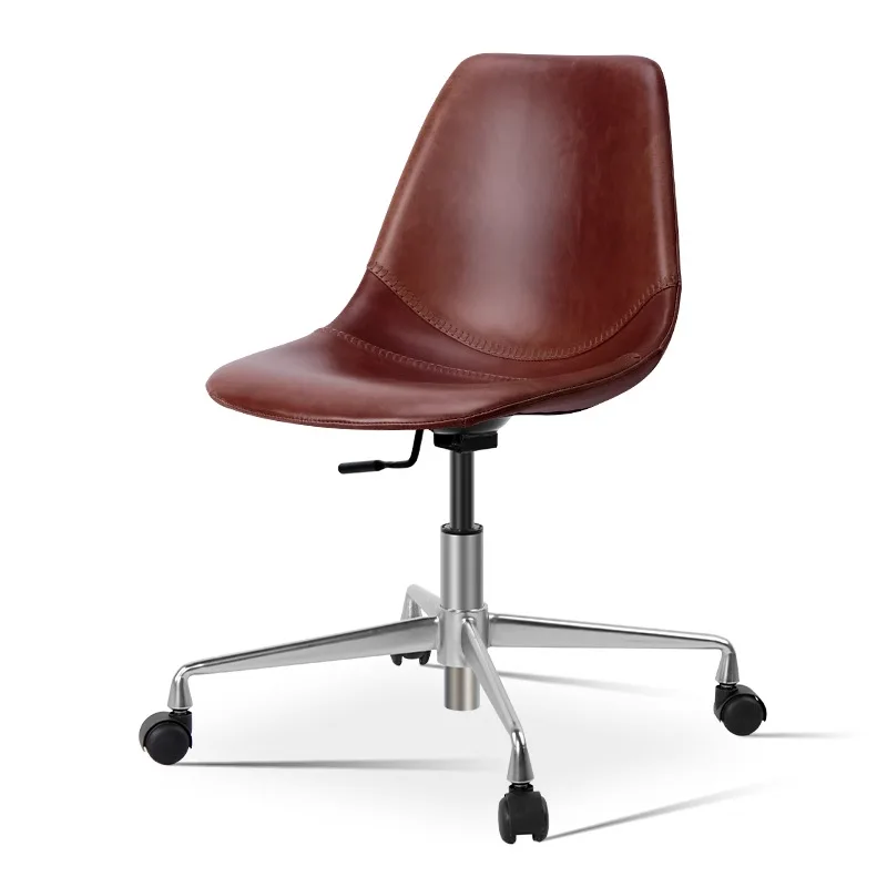 

Imported first layer oil wax cowhide computer chair comfortable waist back study office chair