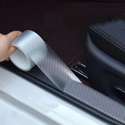 For Mercedes-Benz GLC 300 X254 2023-2025 Carbon Fiber Texture Nano Car Door Sill Threshold Anti Scratch Protection Trim Strip