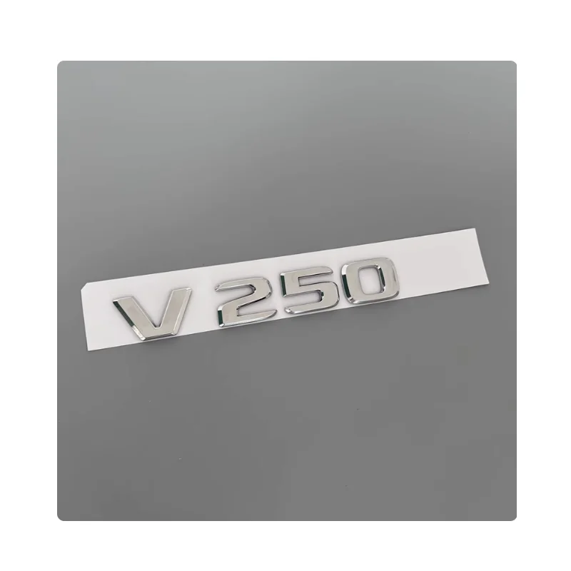 

Chrome Plated ABS Plastic Car Decals For V250d Stickers Emblems Badges Logos