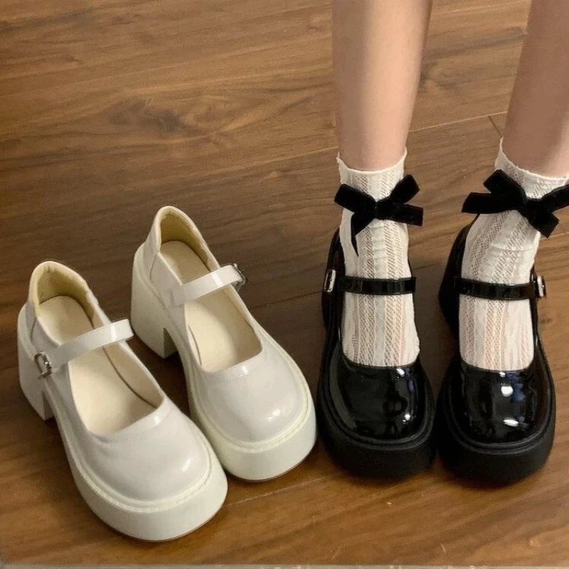 

New Fashionable Mary Jane Women's Shoes Versatile Elegant Footwear