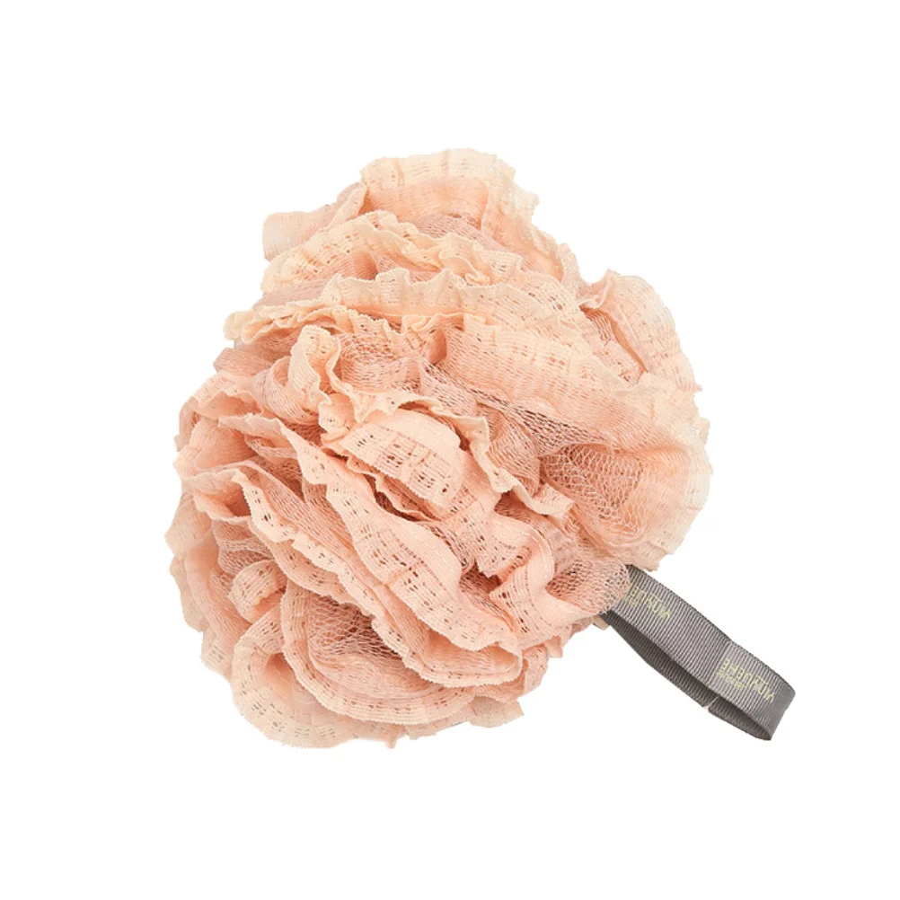 

Sky-Blue Mesh Bath Ball Lace Shower Ball Durable Hanging Shower Scrubber Soft Back Body Exfoliating Bath Cleaning