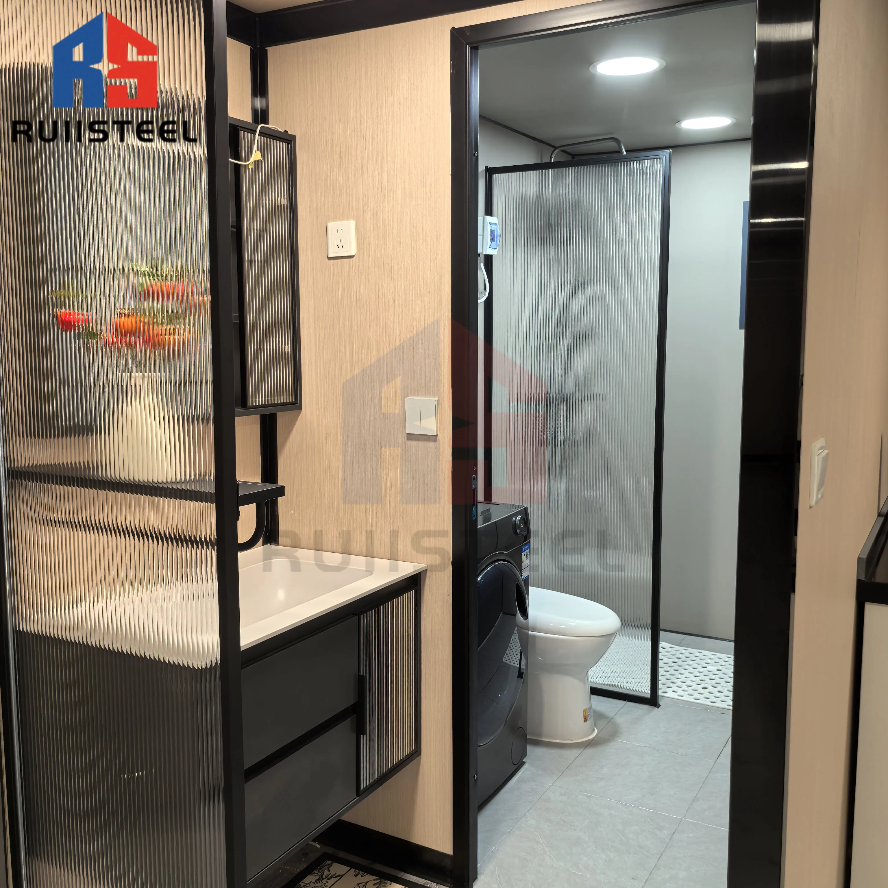 Customized RUIISTEEL New Prefab Homes Modular Prefabricated House Luxury Apartment Detachable Container House