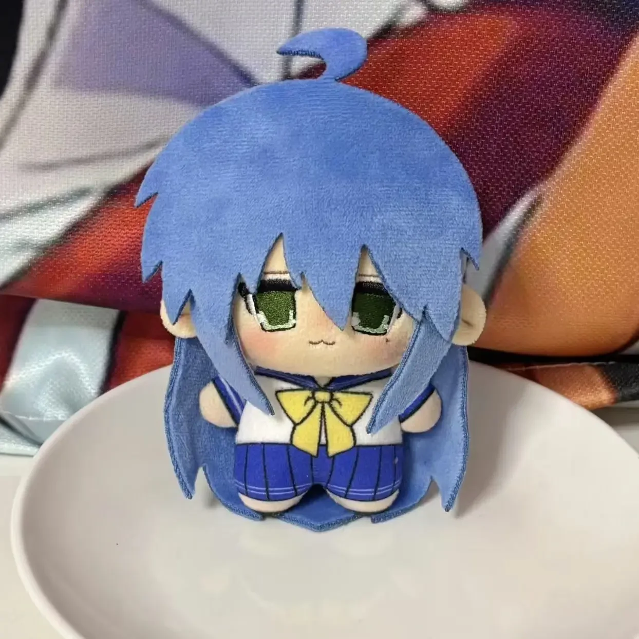 럭키 스타 이즈미 코나타 봉제 인형 10cm 면 인형 바다 별 귀여운 드레스업 플러시 장난감 성인 및 어린이 선물용