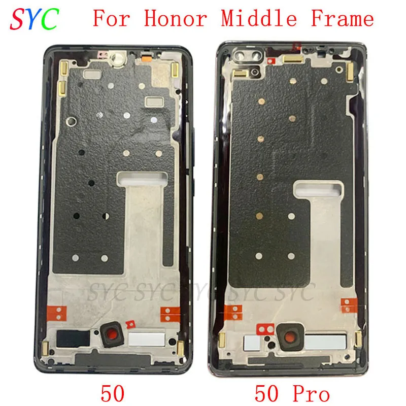 

Middle Frame Center Chassis Cover Housing For Huawei Honor 50 Pro Phone Metal LCD Frame Repair Parts