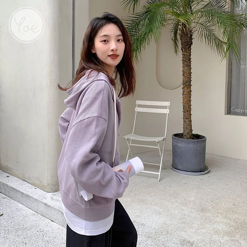 

Spring Collection Hooded Hoodies Women Casual Streetwear Sweatshirts Long Sleeve Jackets Harajuku Y2K Thin Version Hood Shirt
