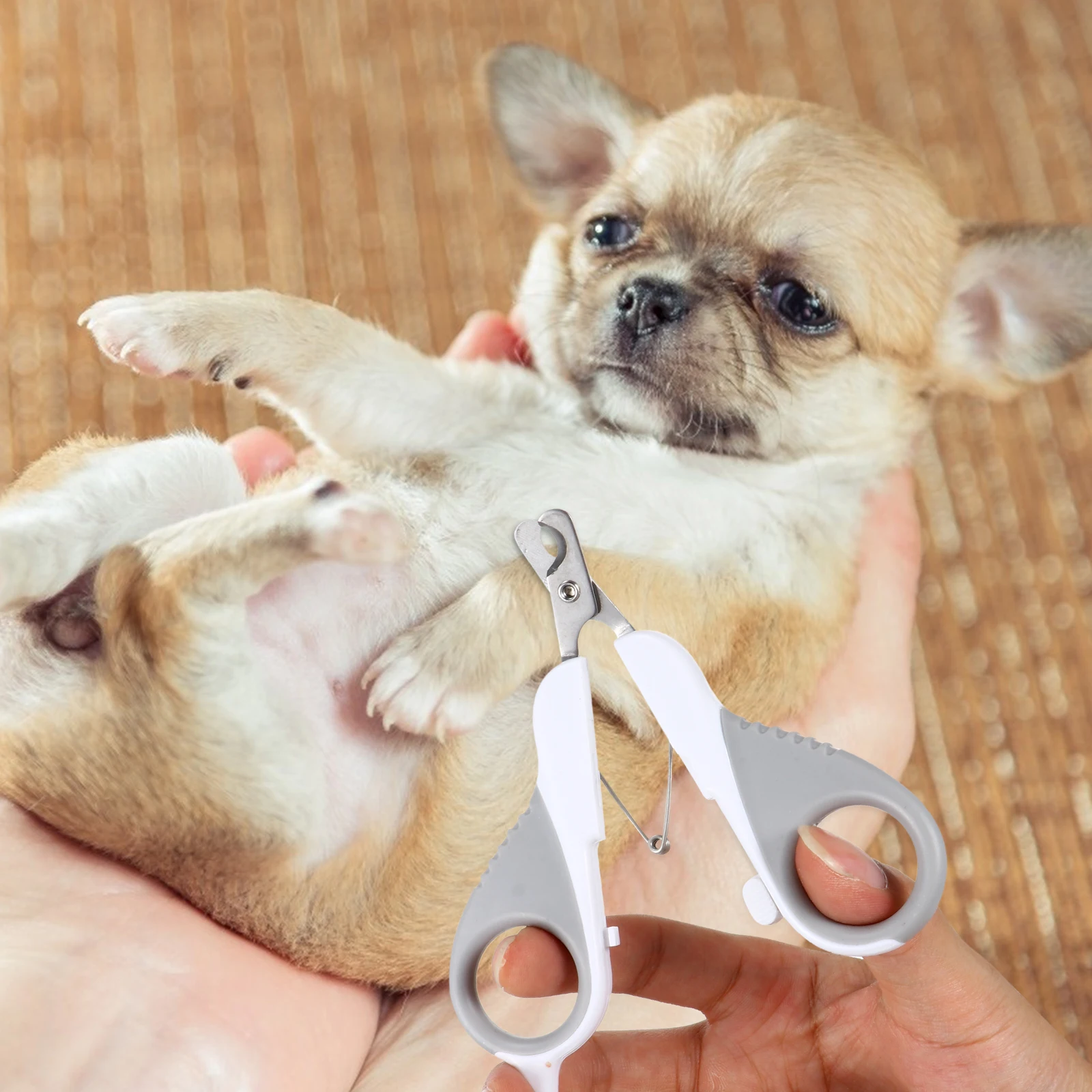 

Pet Nail Scissor Trimmer Durable Stainless Steel No Harm to Claws Easy to Use for Dog Cat Toe Care Nail Trimmer