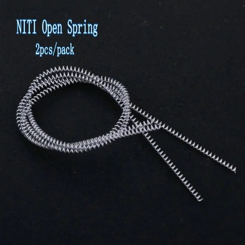 2pcs/pack Dental Orthodontic Open Coil Spring 180mm Niti Alloy Light/Medium Force Dental Orthodontic Product