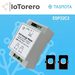 IoTorero Tasmota Matter MQTT 2 CH Energy Meter Works With Home Assistant