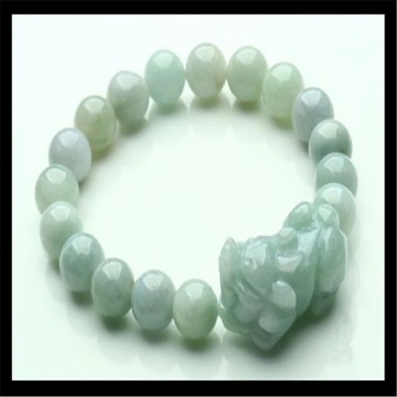 Wholesale JadeAGoods round Bead Bracelet  Waxy Jade Pi Xiu Bracelet Men's and women's fashion