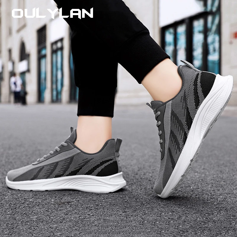 

2024 New Men Sneakers Running Shoes Men Sport Shoes Classical Mesh Breathable Casual Shoes Men Fashion Moccasins Lightweight