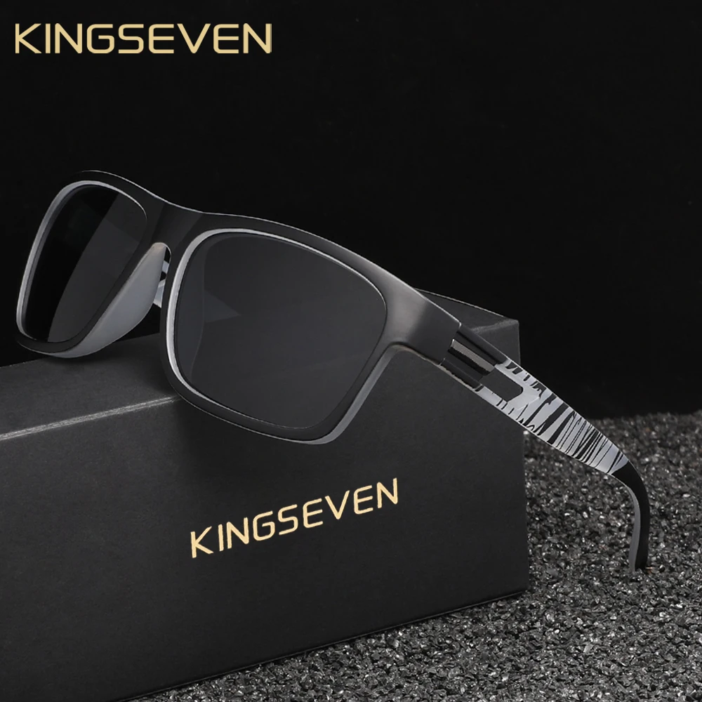 

KINGSEVEN спортивные поляризационные солнцезащитные очки для мужчин и женщин, солнцезащитные очки с защитой UVA и B, удобные аксессуары для очков