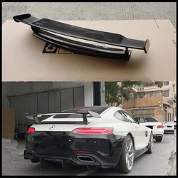 Real Carbon Fiber Spoiler For Mercedes Benz AMG GT GTS GTC C190 2015-2024 High Quality Rear Wing Trunk Lip Refits GTC Spilers