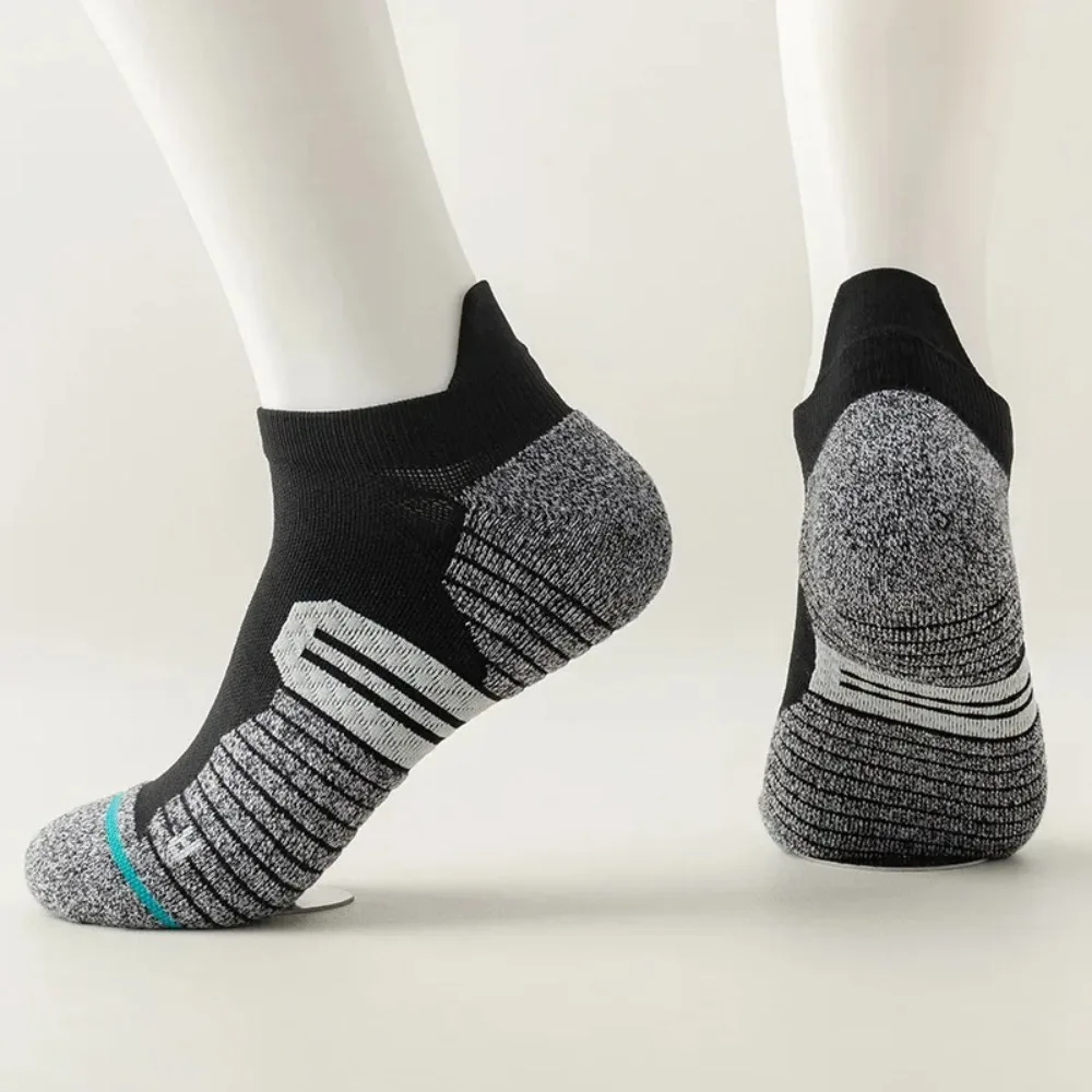 Spring Men's Socks Knit Sports Sock Outdoor Fitness Breathable Quick Dry Wear Resistant Short Running Sock Calcetines Носки 양말