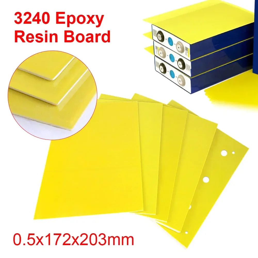 Epoxy Resin Insulation Board for Battery Pack 3240 Thin Fiberglass Board High Temperature Resistant Board 203*172*0.5mm