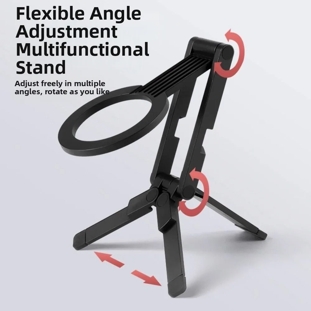 

Складной магнитный штатив для телефона, регулируемый, креативный, с двусторонним магнитом, легкий, из АБС-пластика, держатель для телефона, для путешествий