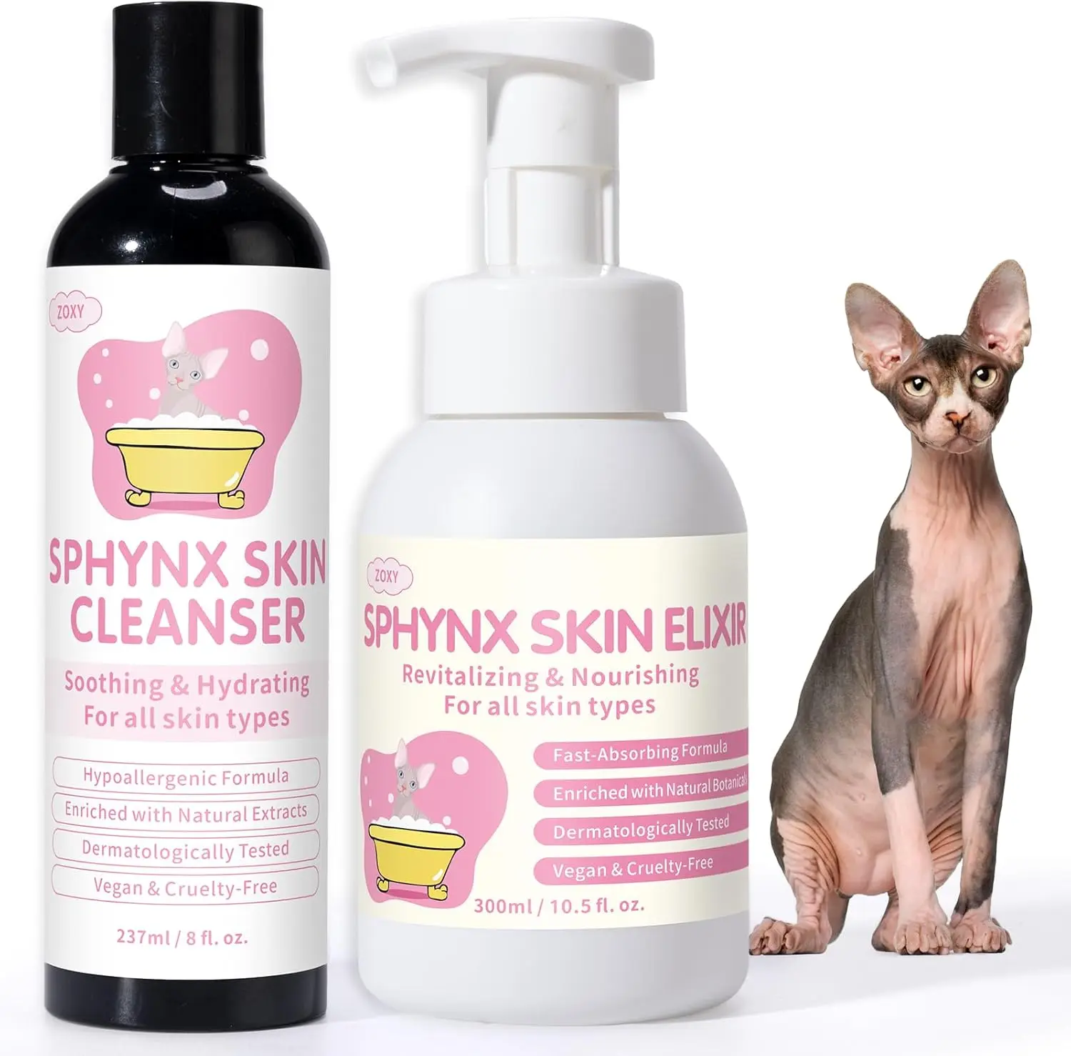 Sphynx Cat Skin Car… - image