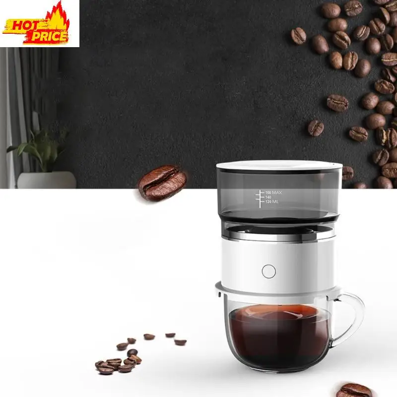 Máquina práctica café goteo Máquina cervecería mano pequeña Cervecera automática café adecuado para oficina y