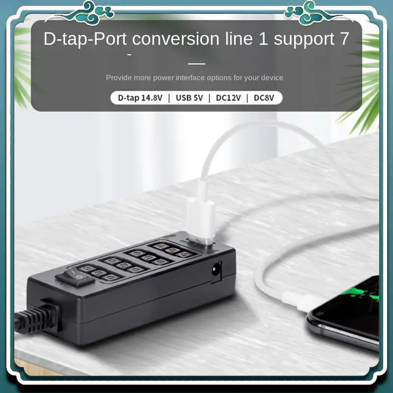 D-Tap To 4 Female D-Tap 2 DC USB Output Power Cable Distributor Splitter Hub Box For Anton Bauer V Mount Batteries Easy To Use