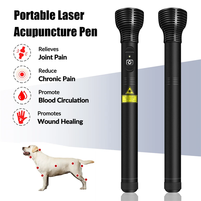 ZJKC Acupuncture Pen Laser Therapy Equipment Low Level Laser Therapy Rechargeable Best Red Light Therapy Device for Muscle Pain