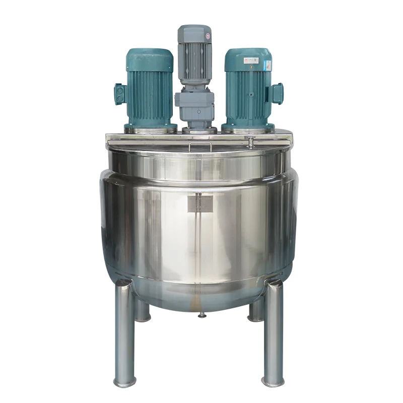

200 500 1000l Automatic Electric Stainless Steel Mixing tank with Agitator Homogenizer Emulsifier tank Blender Machine