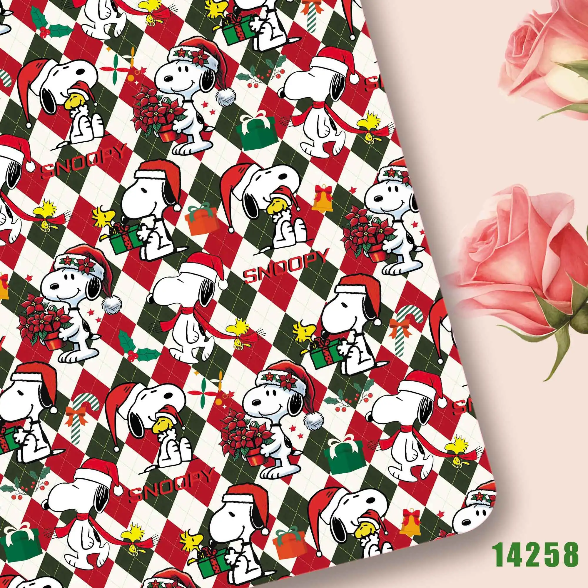 TAKARA TOMY Snoopy fabric140x50CM Cartoon printed fabric Patchwork Tissue Kid Home Textile Sewing Doll Dress Curtain - view 5