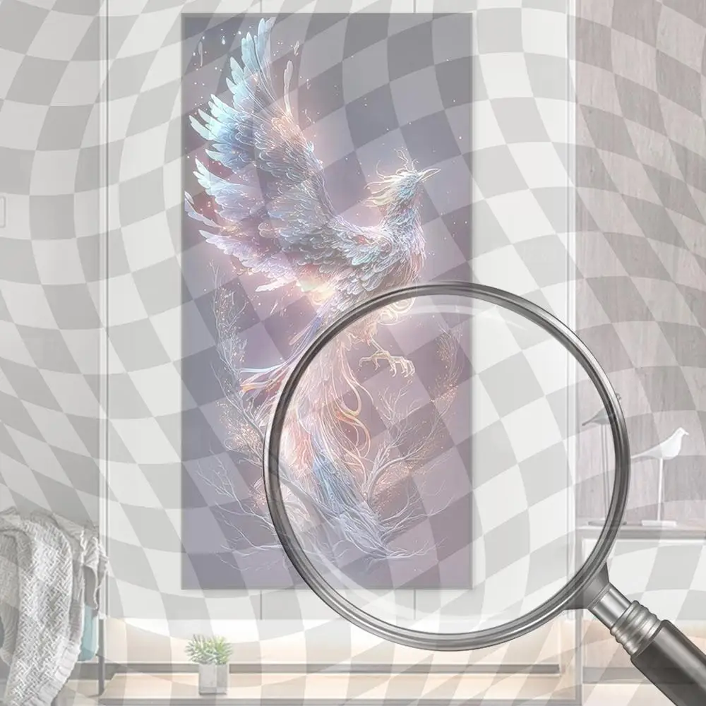 

Phoenix 5D DIY Full Drill Round Diamond Painting Kit Home Wall Decor 40x80cm