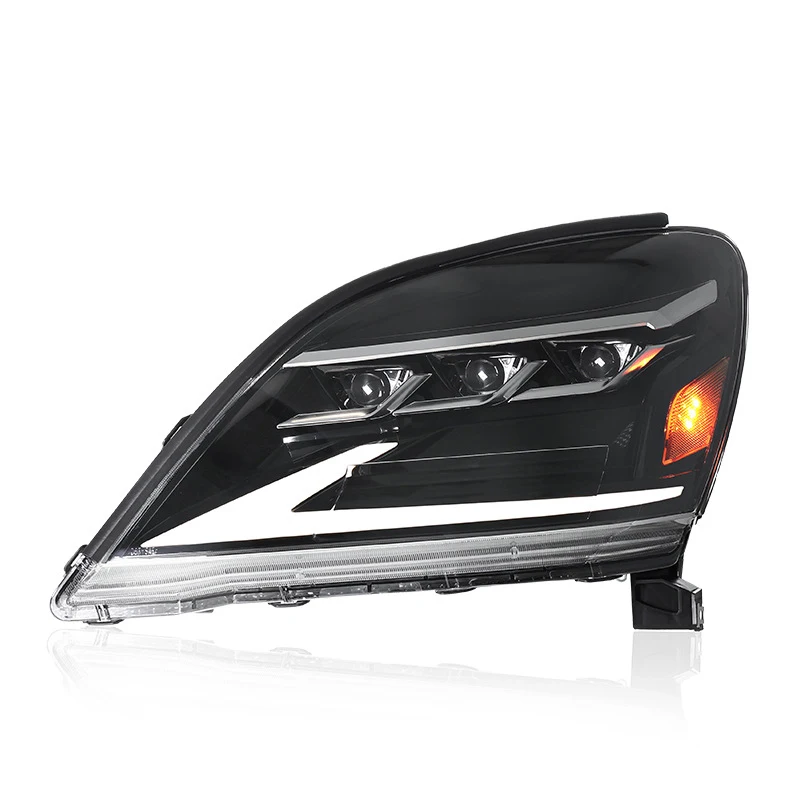 Car Lights For Lexus GX470 Headlight 2003-2009 LED Projetor head Lamp Daytime Running Light Automotive Accessories