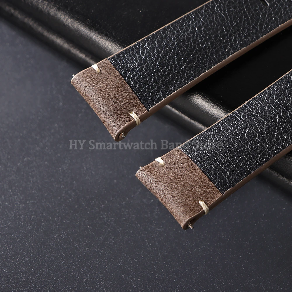 Винтажный матовый кожаный ремешок для часов 20 мм 22 мм для Rolex для Seiko, сменный браслет Omega, ремешок для часов с пряжкой