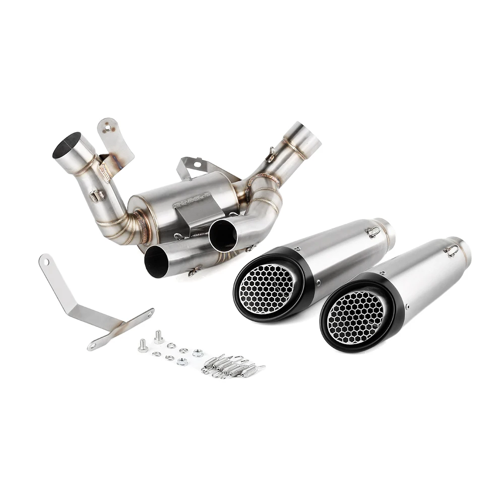 

For Ducati X Diavel 2016-2020 XDiavel S 2017-2021 X-Diavel Sport Pack 2021 Motorcycle Exhaust Pipe Muffler With Mid Link Pipe