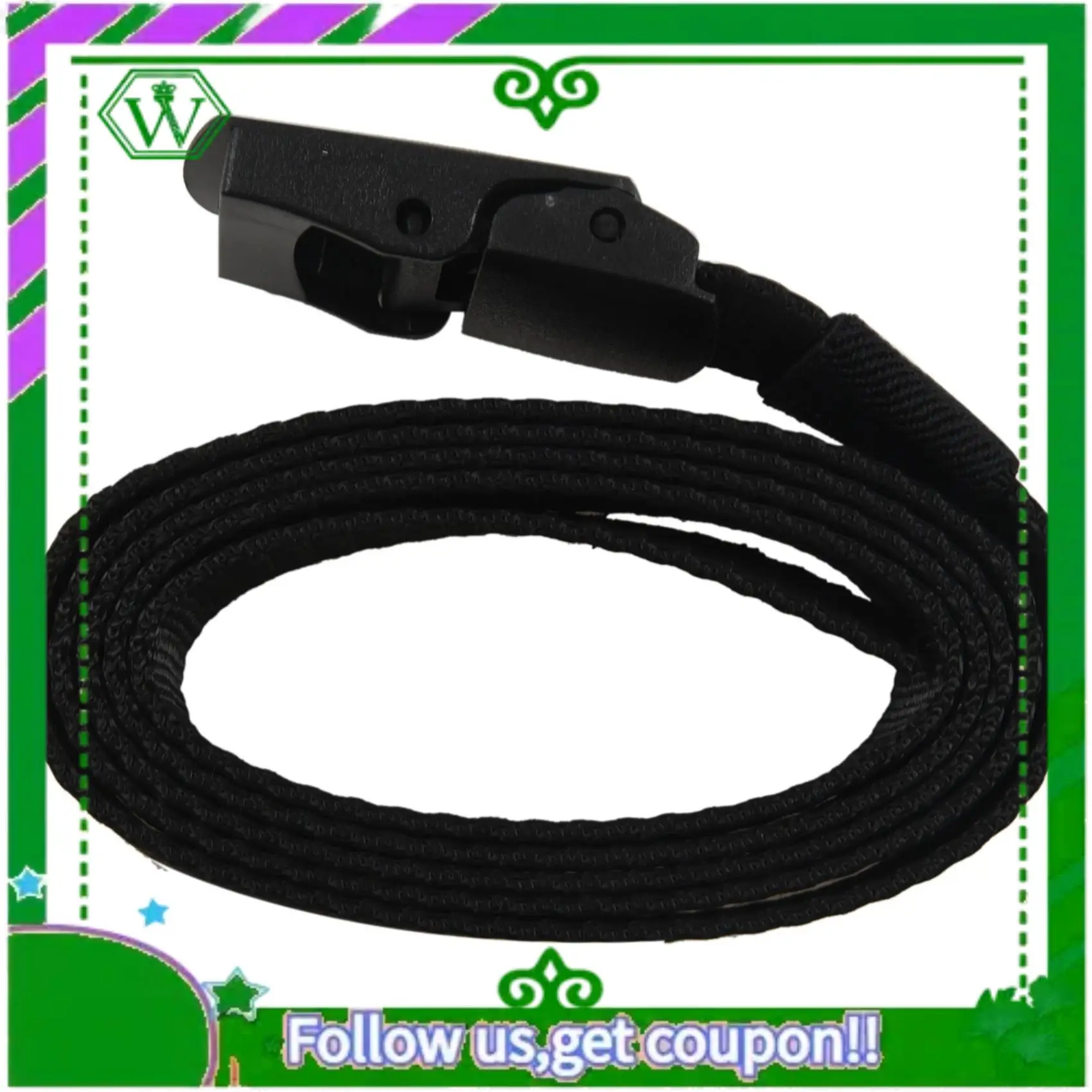 A18P-2X حزام قماش رجالي بري معدني خالٍ من البلاستيك بإبزيم تلقائي #1