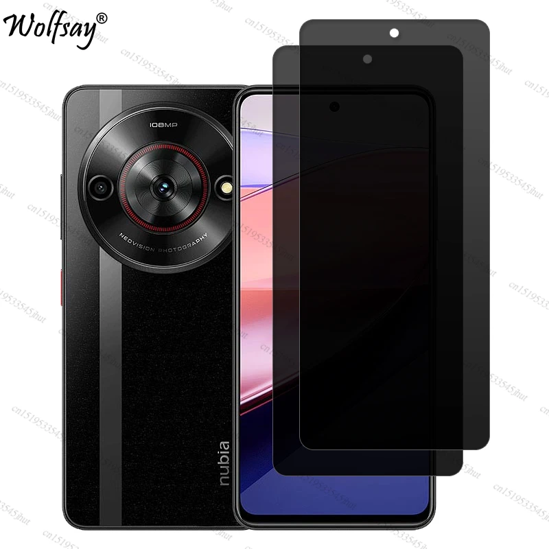 Vidrio templado antiespía para ZTE nubia Focus Protector de pantalla de privacidad ZTE Focus nubia Focus 5G vidrio para ZTE nubia Focus Glass