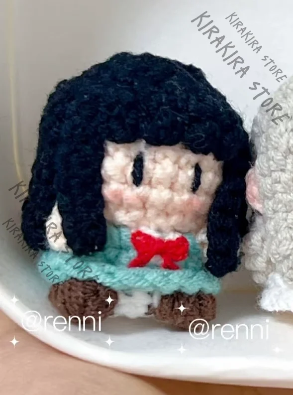 

Kimi Ni Todoke: From Me To You Fangoods Вязание крючком Кукольные украшения для косплея Kuronuma Sawako Подвеска ручной работы Брелок Подарок