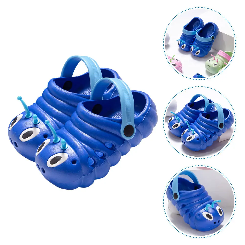 

1 пара детских тапочек с героями мультфильмов, моющиеся многоразовые детские пляжные сандалии, удобные летние детские сандалии с ощущением рук, очаровательные