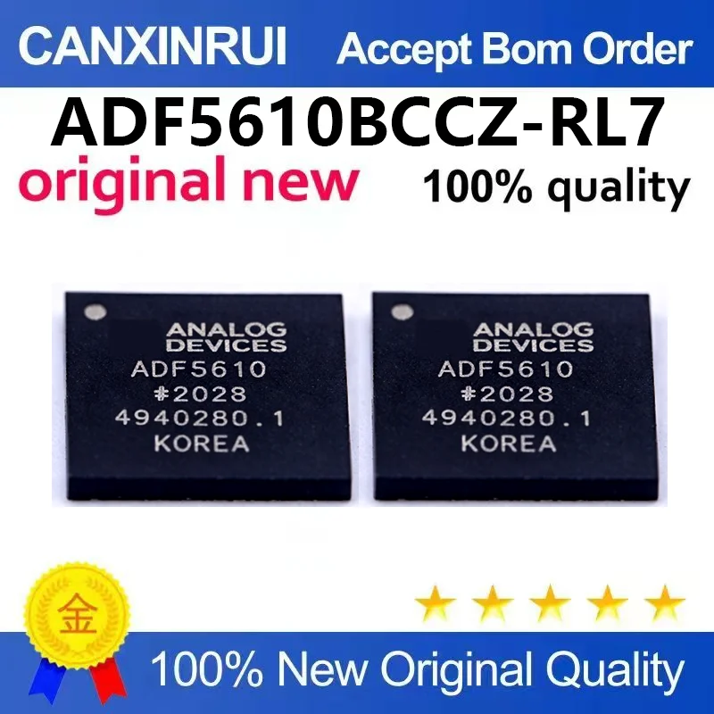(5pcs-100pcs)Original genuine ADF5610BCCZ-RL7 clock generator/frequency synthesizer chip package LGA-48