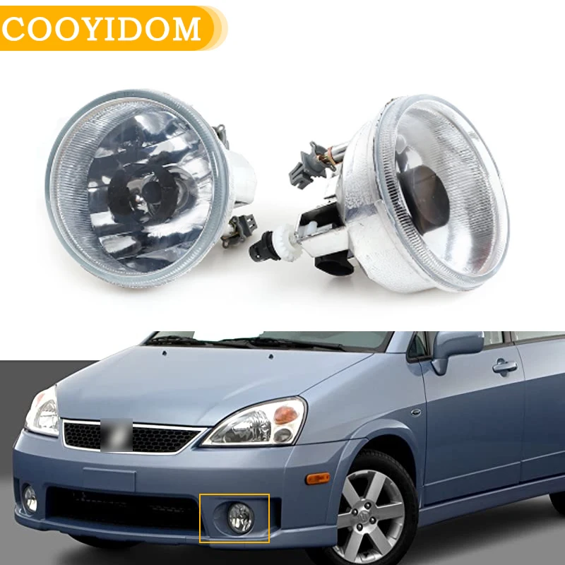 Front Bumper Fog Light For Suzuki SX4 2007-2012 For Aerio 2002 2003 2004 headlight Fog Lamp DRL Daytime Running  Light Foglights