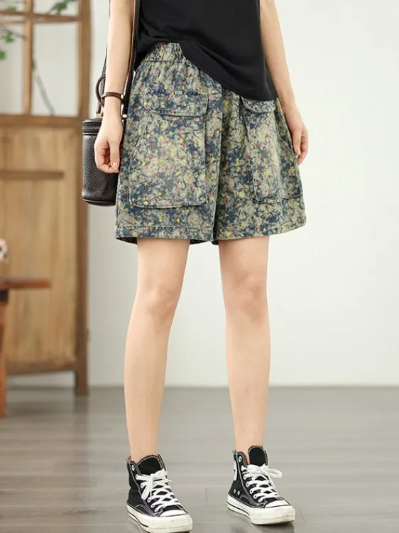 Retro Thin Denim Wi… - image