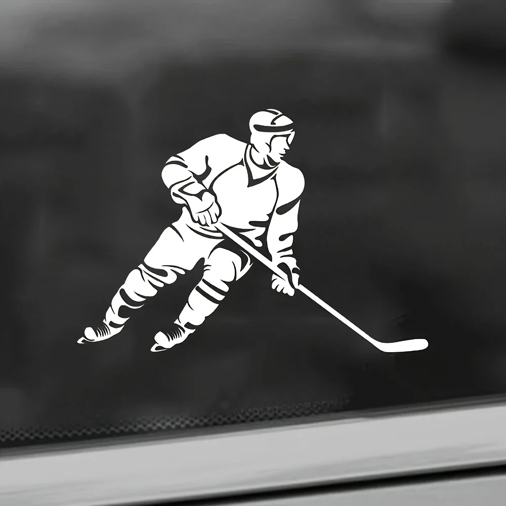 1pc Car Body Hockey Player Stickers For Cars For Car Body Decor Funny Sticker On Car Stickers And Decals
