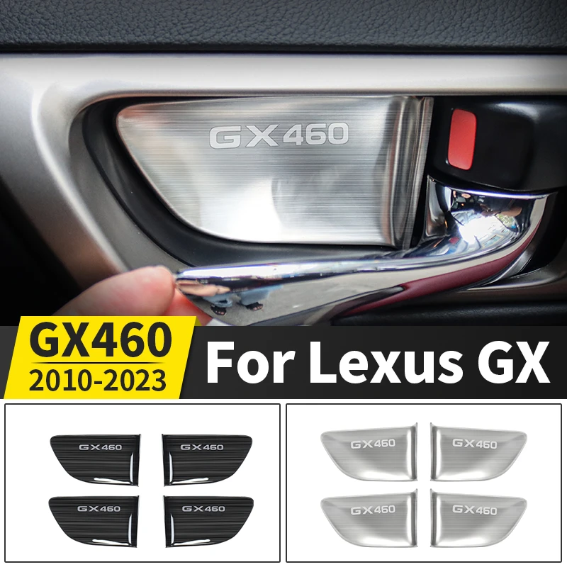 

Панель дверной ручки из нержавеющей стали для Lexus GX460 GX 460 2023-2010 2022 2021 2020 2019 2018 2017, аксессуары для украшения интерьера