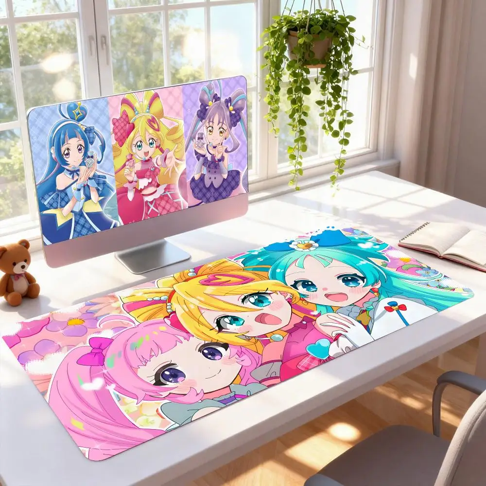 

Коврик для мыши Sakura Uta Cure Idol, резиновый, для компьютера и ноутбука, официальный игровой, с ярким цветным принтом, эстетичный, модный, роскошный коврик