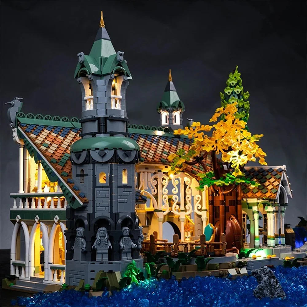 Lord Of The Rings Rivendell Led Lighting Kit For Creator Expert 10316 Not Include Building Blocks (Only Lighting Set)