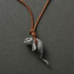 Original design cat pendant necklace Your cat master couple necklace for women men creative personality jewelry accessories gift