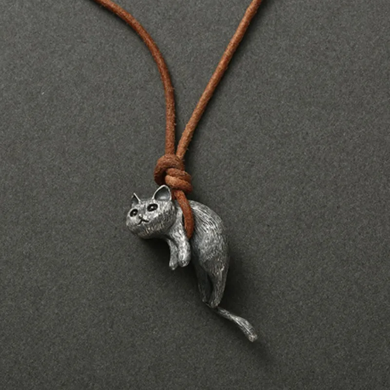 Original design cat pendant necklace Your cat master couple necklace for women men creative personality jewelry accessories gift