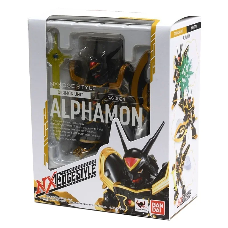 Bandai véritable Digimon Anime Figure NXEDGE STYLE NX Alphamon Collection modèle mobile Anime figurine jouets pour enfants
