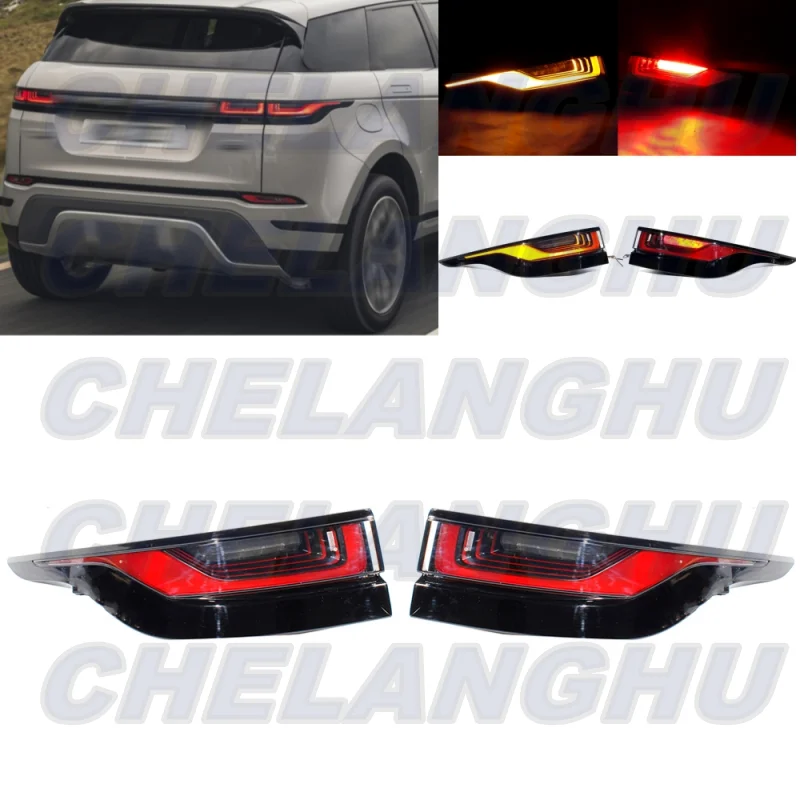 

Pair Outer Side LED Tail Light Rear Lamp LR128382/ LR116001 LR128379/LR116002 For Land Rover Range Rover Evoque 2023-2024