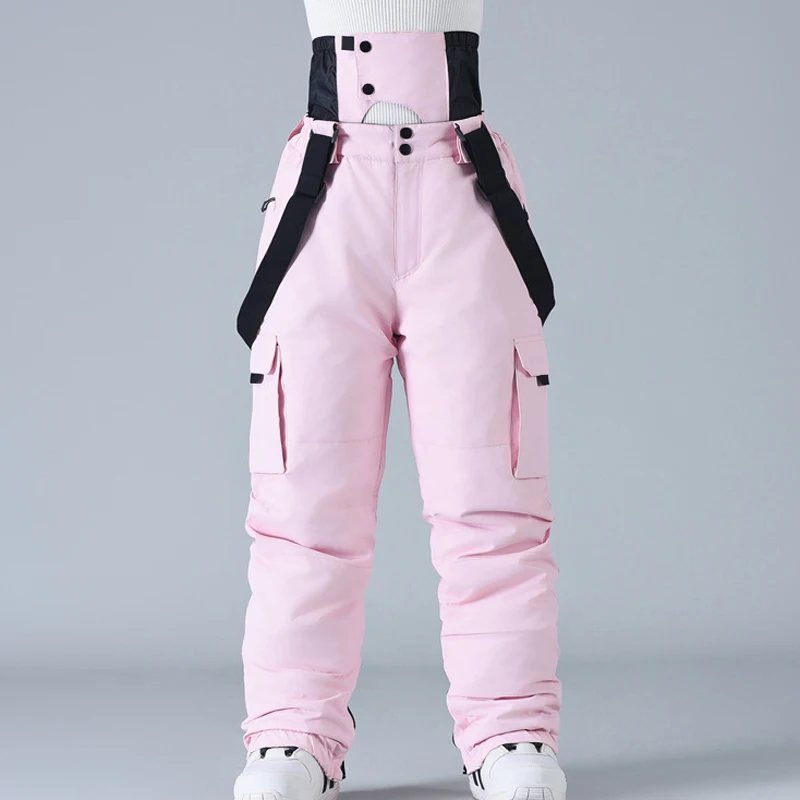 Adulto, uomo e donna, pantaloni da neve con protezione in vita, pantaloni da snowboard, abbigliamento da sci, pantaloni da tuta da sci, pantaloni da snowboard