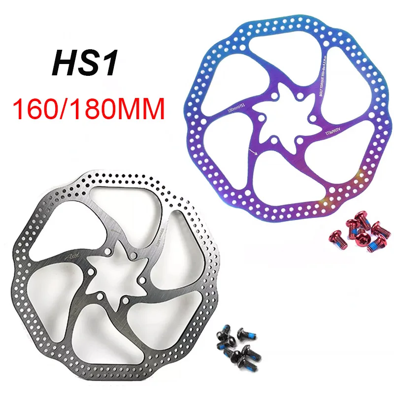 AVID 160/180mm HS1 MTB Brake Rotor Strong Heat Dissipation Mountain Bike Rotor 6 Blots Bicycle Brake Rotor Disc for Sram/Shimano