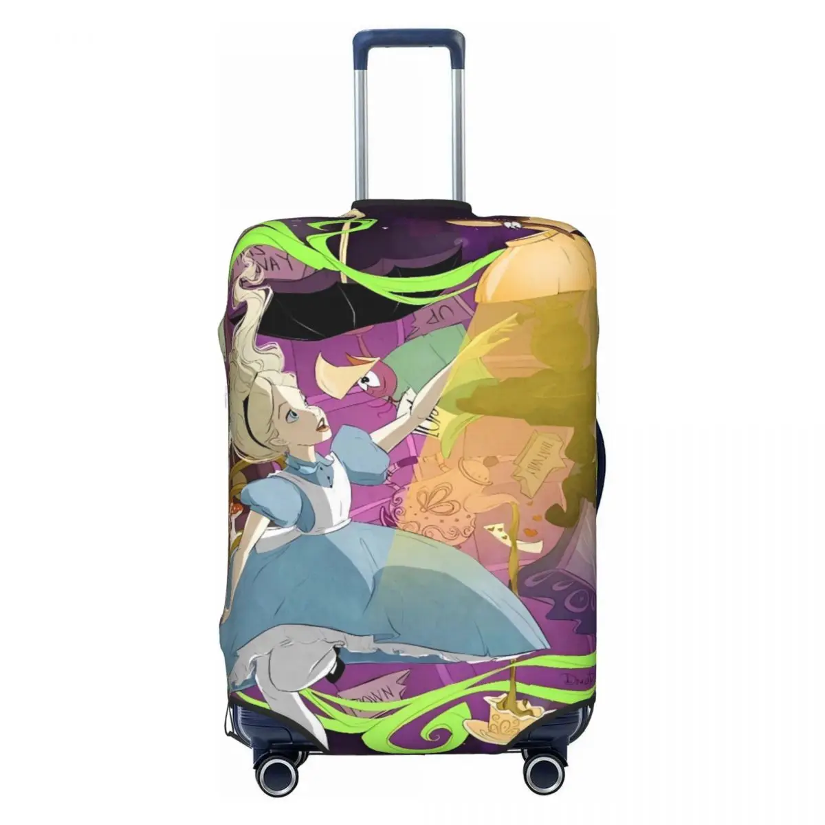 

Чехол для чемодана «Алиса в стране чудес», практичная защита для чемодана в деловом отдыхе