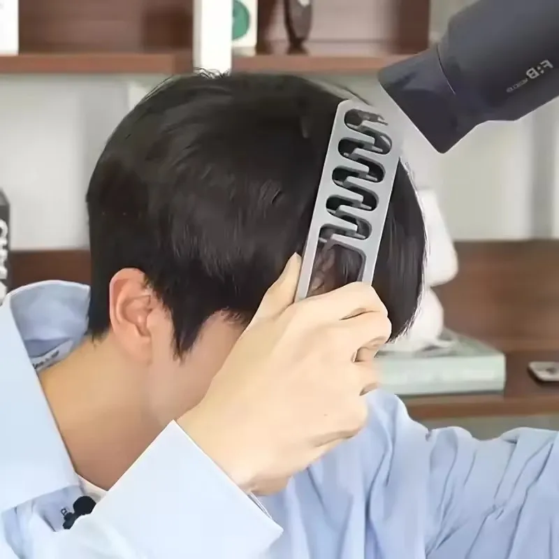 Peine para Dar Volumen al Cabello, Herramienta de Peinado de Plástico ABS con Textura Esponjosa para Cabello Normal, para Levantar y Cubrir la Raíz del Cabello con un Aspecto Natural